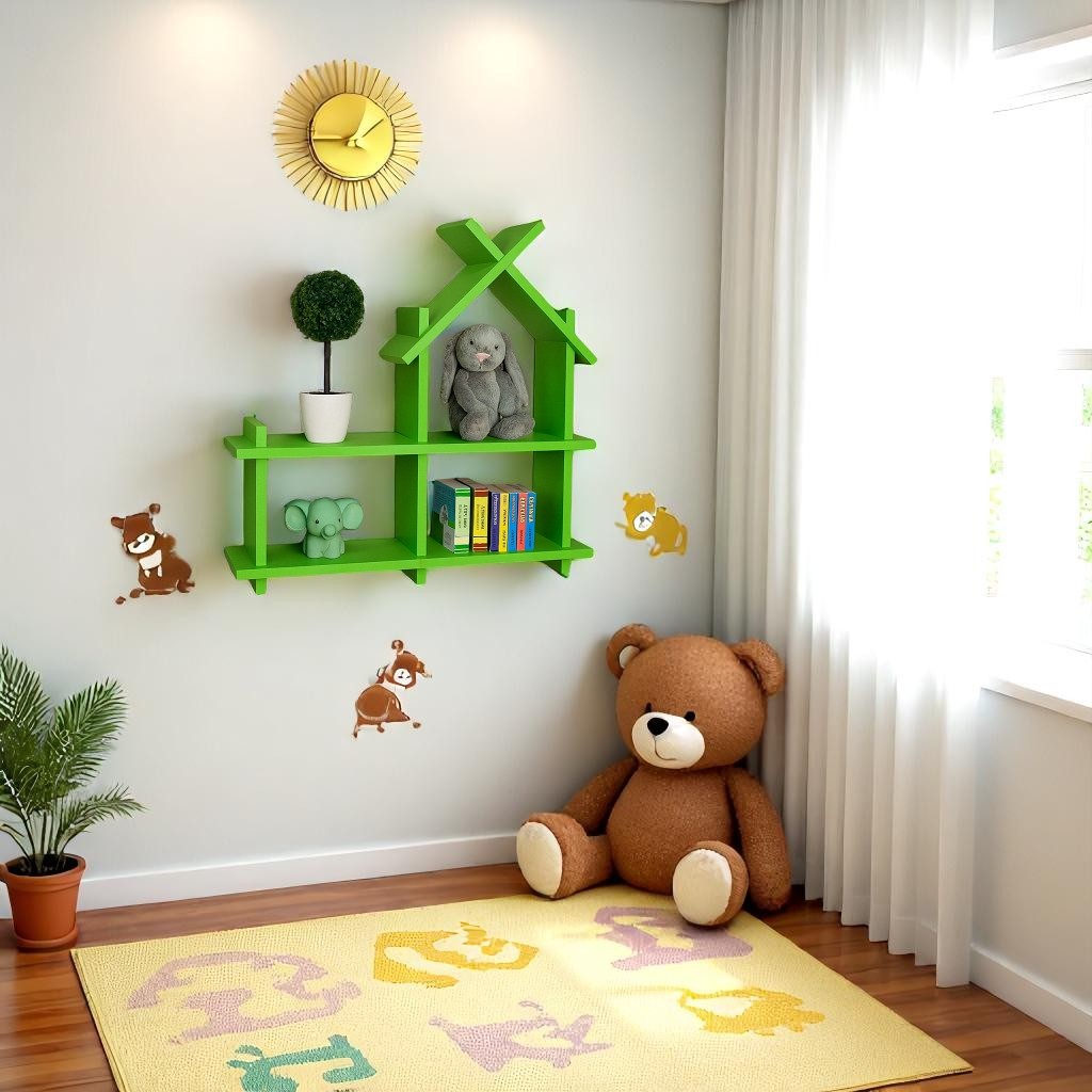 Παιδικό Ραφάκι Σπιτάκι Τοίχου