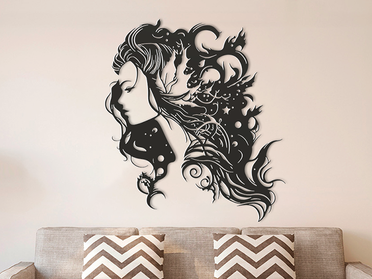 3D Ξύλινο Κάδρο "Celestial Woman"