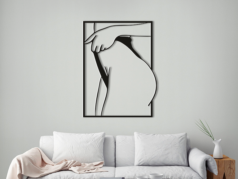 Wood Image Design Ξύλινο Κάδρο "Curves of Grace"