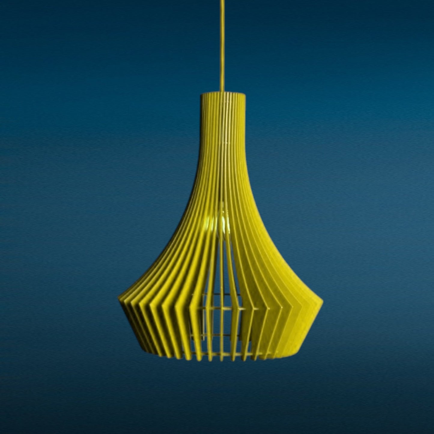 Ξύλινο Κρεμαστό Φωτιστικό – Μοντέρνος Σχεδιασμός σε Πολλά Χρώματα