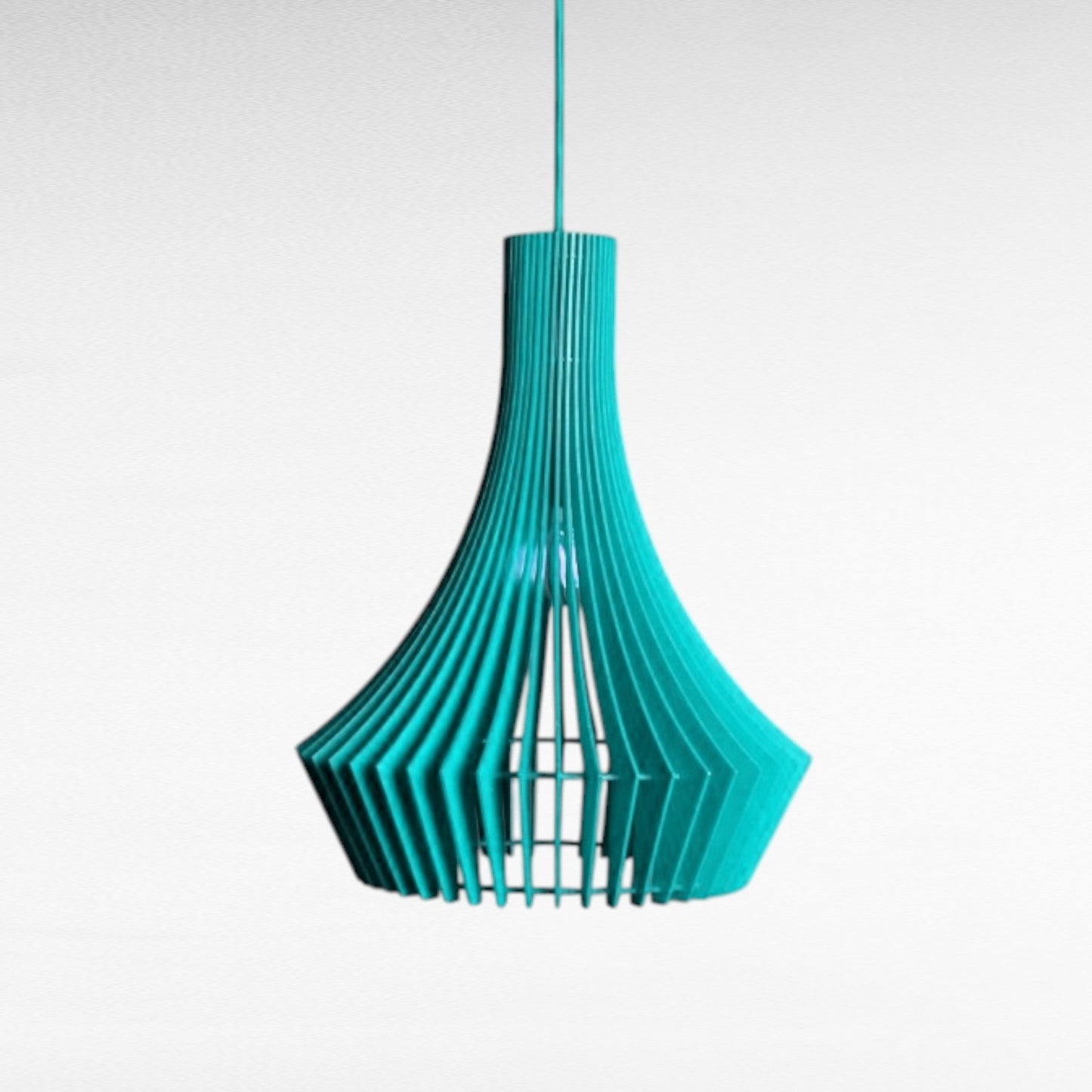 Ξύλινο Κρεμαστό Φωτιστικό – Μοντέρνος Σχεδιασμός σε Πολλά Χρώματα