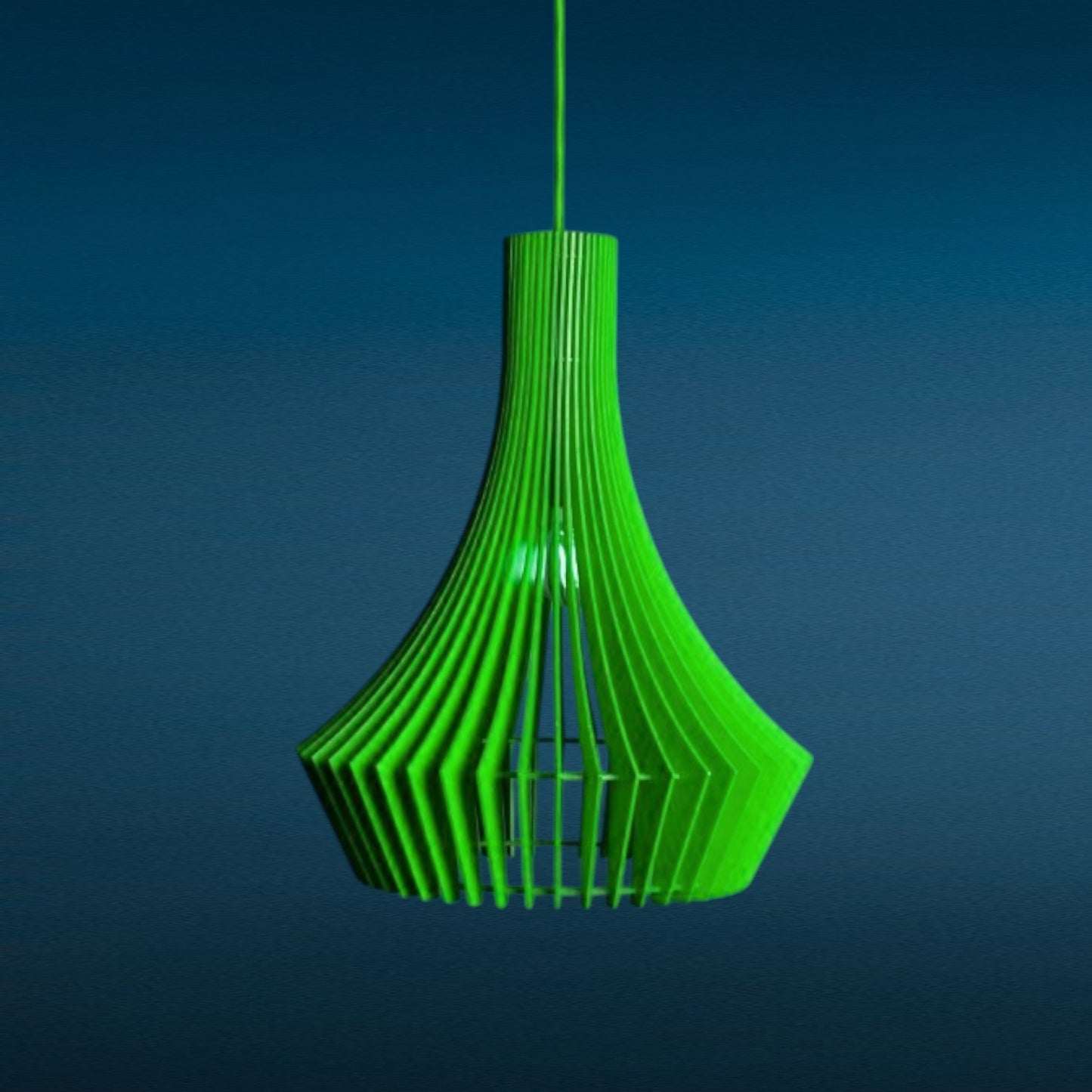 Ξύλινο Κρεμαστό Φωτιστικό – Μοντέρνος Σχεδιασμός σε Πολλά Χρώματα