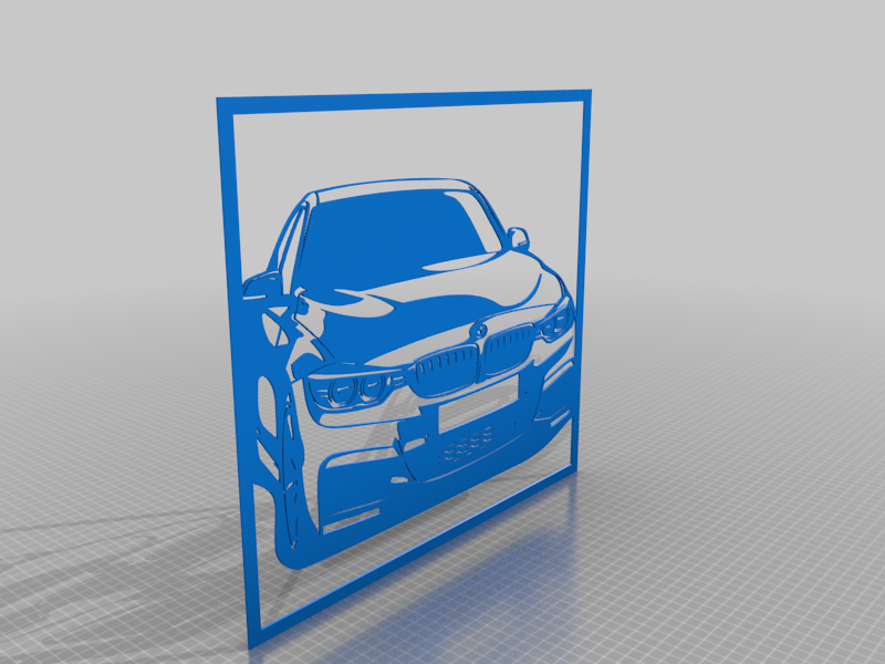 BMW 3-Series CNC & Laser Cut Design (STL, DXF, SVG Files) | Ψηφιακό Σχέδιο
