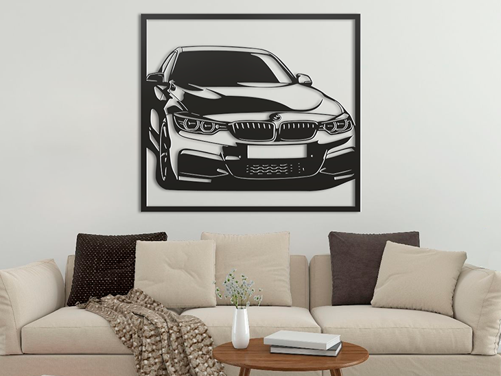 BMW 3-Series CNC & Laser Cut Design (STL, DXF, SVG Files) | Ψηφιακό Σχέδιο