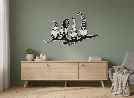 3D Ξύλινο Κάδρο "The Forest Gnomes"