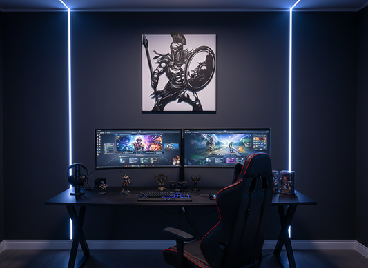 3D Ξύλινο Κάδρο "Spartan Warrior"