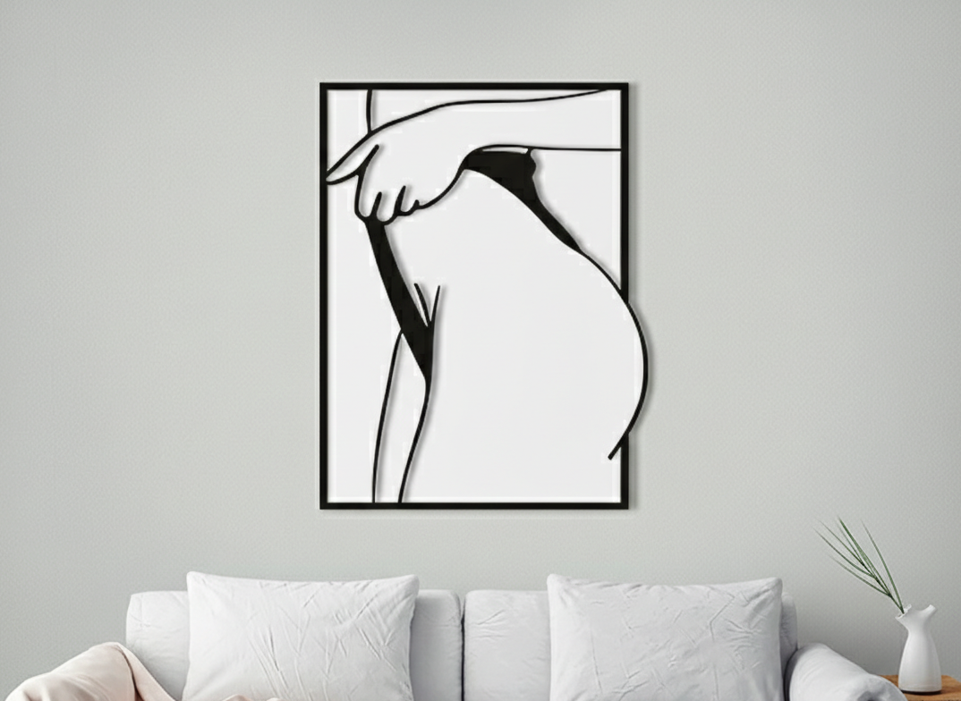 Wood Image Design Ξύλινο Κάδρο "Curves of Grace"