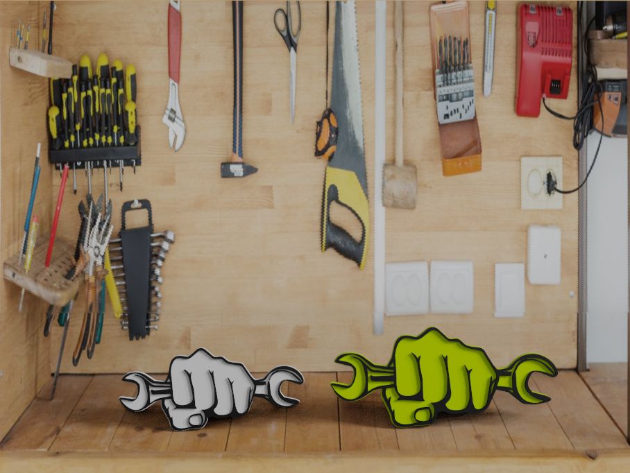 Wrench & Tools 3D  - CNC & Laser Cut Design (STL, DXF, SVG Files) | Ψηφιακό Σχέδιο