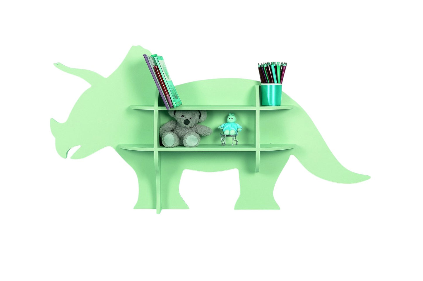 Ξύλινη Παιδική Ραφιέρα Ιπποπόταμος