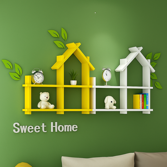 Παιδικό Ραφάκι Σπιτάκι Τοίχου