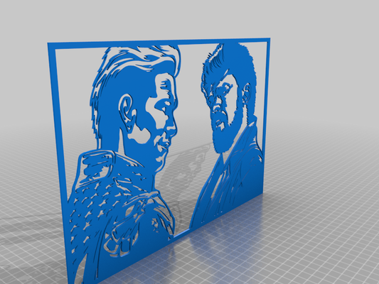 The Boys 3D Portraits - CNC & Laser Cut Design (STL, DXF, SVG Files) | Ψηφιακό Σχέδιο