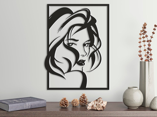 3D Ξύλινο Κάδρο "Sensual Look"