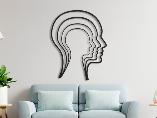 3D Ξύλινο Κάδρο "Layers of Self"