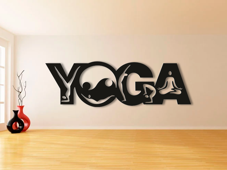 3D Ξύλινο Διακοσμητικό "Yoga Flow"