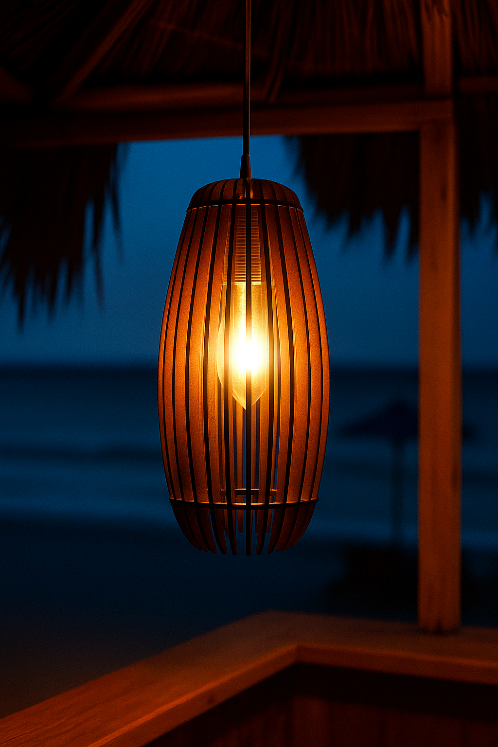 Κρεμαστό Ξύλινο Φωτιστικό “Cocoon” – 60εκ. | Μοντέρνο Design σε Πολλά Χρώματα