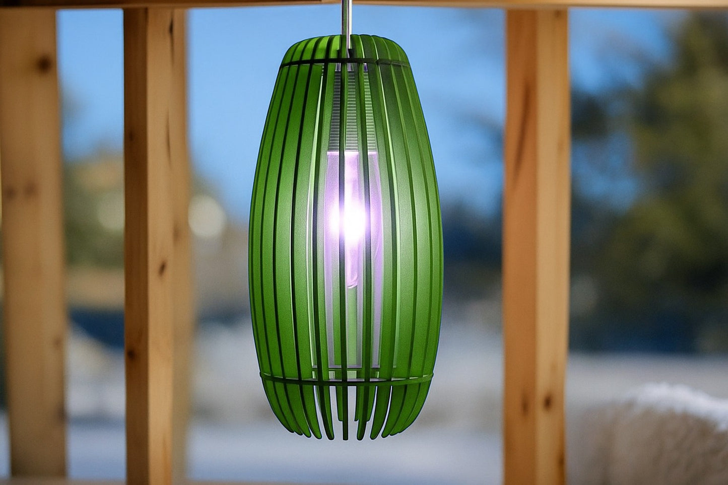 Κρεμαστό Ξύλινο Φωτιστικό “Cocoon” – 60εκ. | Μοντέρνο Design σε Πολλά Χρώματα